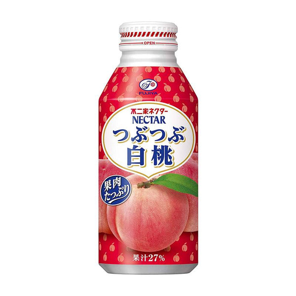 White Peach Nectar Japanese Peach Drink by Fujiya, 13.4 fl oz (380 g)