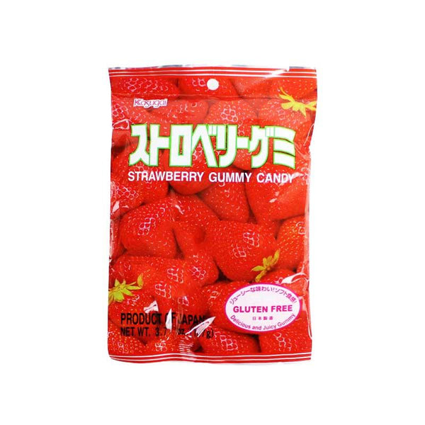 Kasugai Gummy Candy, Strawberry 3.8 oz. (107g)
