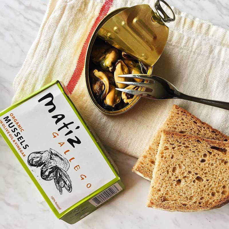 Matiz Mussels in Olive oil and Vinegar, 4 oz (111 g)