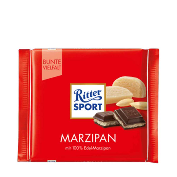 Ritter Sport Dark Chocolate with Marzipan, 3.5 oz (100 g)