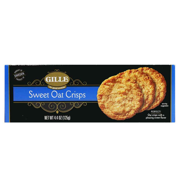 Swedish Sweet Oat Crisps by Gille 4.4 oz (125g)