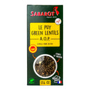 Sabarot French AOP Green Lentils from Le Puy, 17.6 oz (500 g)