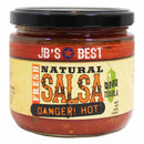 JB's Best Tequila-Infused Salsa - HOT 11 oz. (312g)