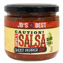 JB's Best Tequila-Infused Salsa - Spicy Ghost Pepper 11 oz. (312g)