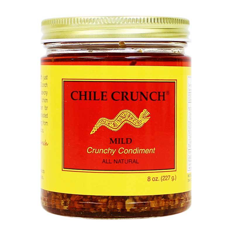 Chile Crunch - An All Natural Crunchy Condiment (Mild), 8oz (227g)