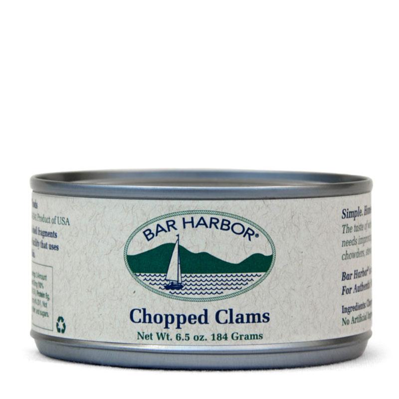 Bar Harbor Chopped Sea Clams, Hand-Packed, 6.5 oz (184g)