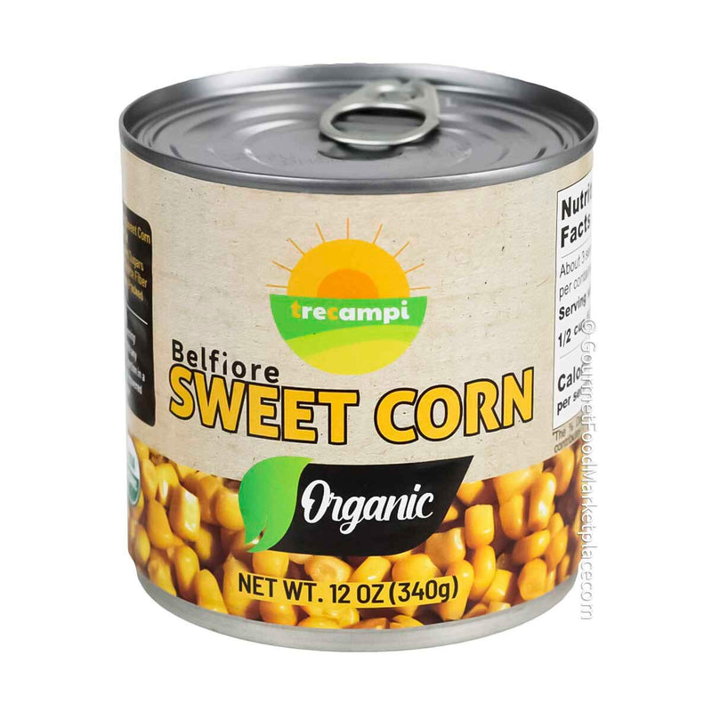 Organic Sweet Corn, No Added Sugar by Belfiore, 12 x 12 oz (340 g)
