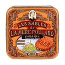 La Mere Poulard French Caramel Sable Cookies in Luxury Tin, 1.1 lb (500 g)