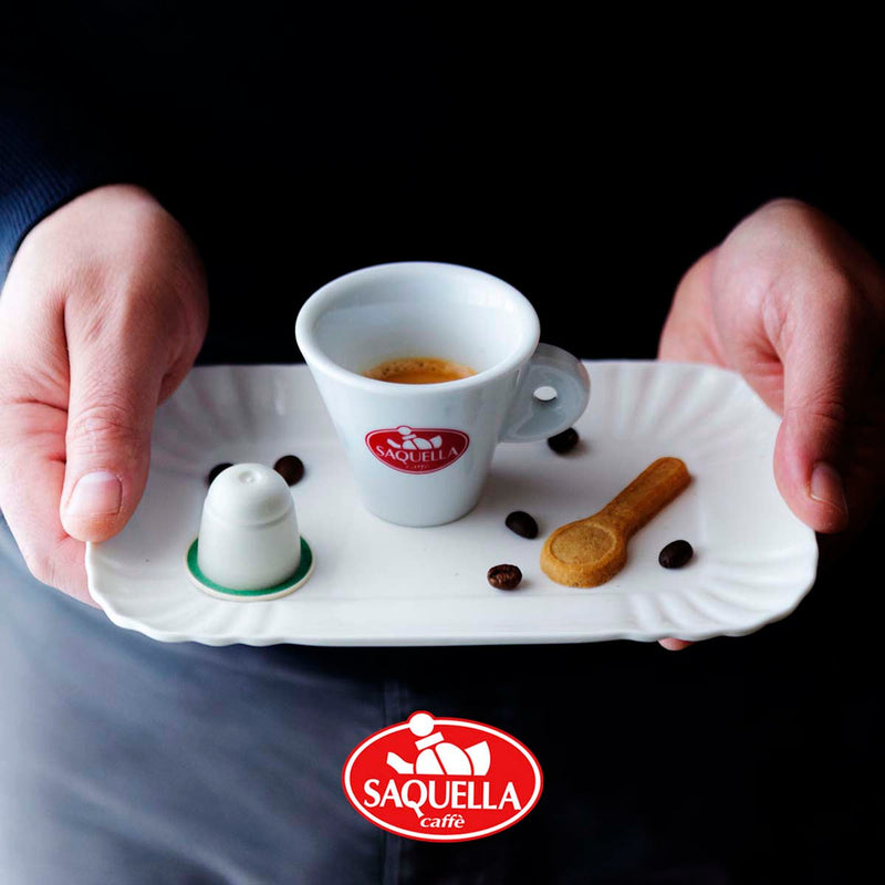 Espresso Roasted Coffee Beans, 100% Arabica by Saquella, 2.2 lb (1 kg)