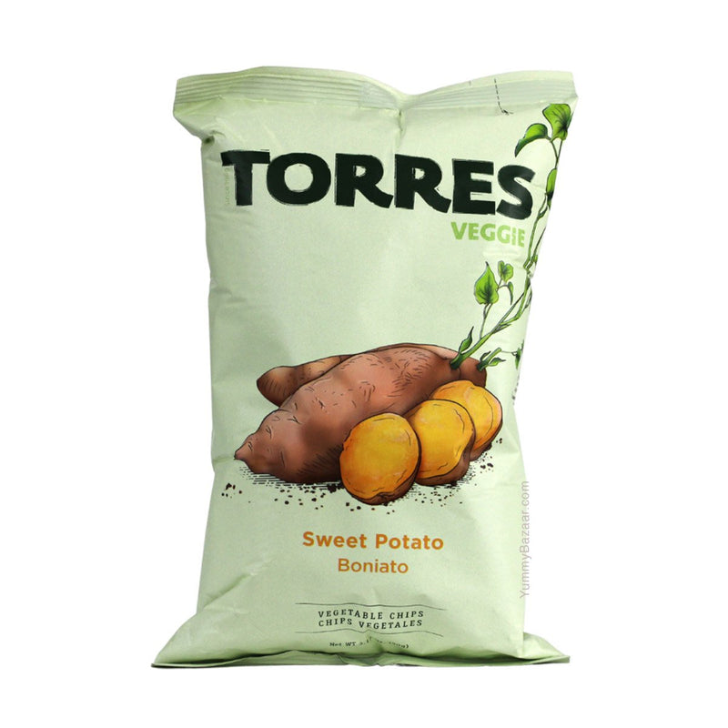 Torres Sweet Potato Vegetable Chips, 3.2 oz (90 g)