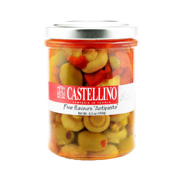 Castellino Italian Five Flavors "Antipasto", 6.5 oz (184 g)