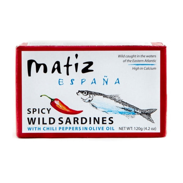 Matiz Spicy Wild Sardines, 4.2 oz (120 g)