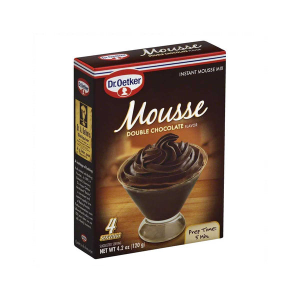 Dr. Oetker Double Chocolate Mousse Mix, 4.2 oz (120 g)