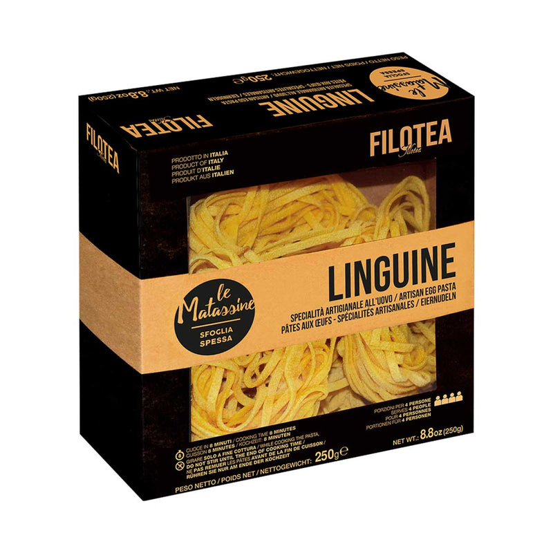 Linguine Nests Artisan Egg Pasta by Filotea, 8.8 oz (250 g)