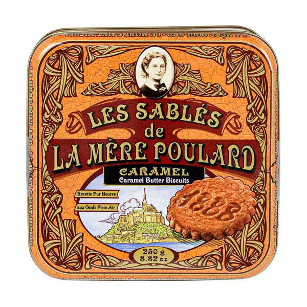 La Mere Poulard French Caramel Sable Cookies, 8.8 oz (250 g)