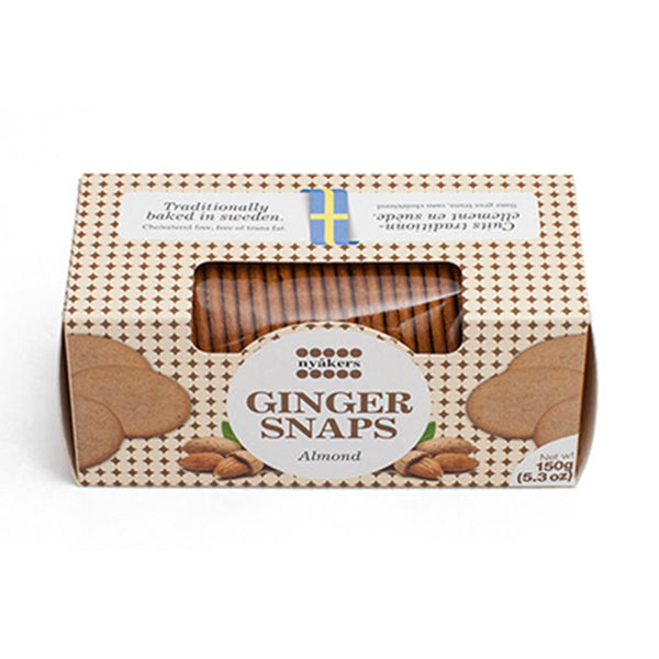 Nyakers Almond Gingersnaps, 5.3 oz (150 g)