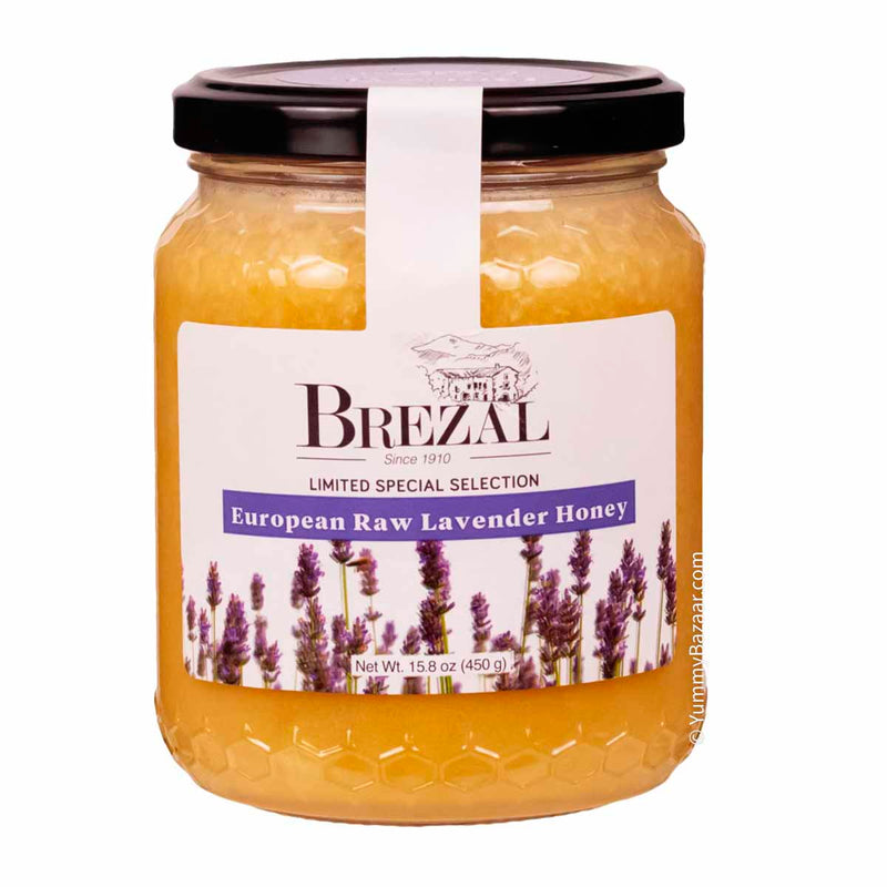 European Raw Lavender Honey by Brezal, 15.8 oz (450 g)
