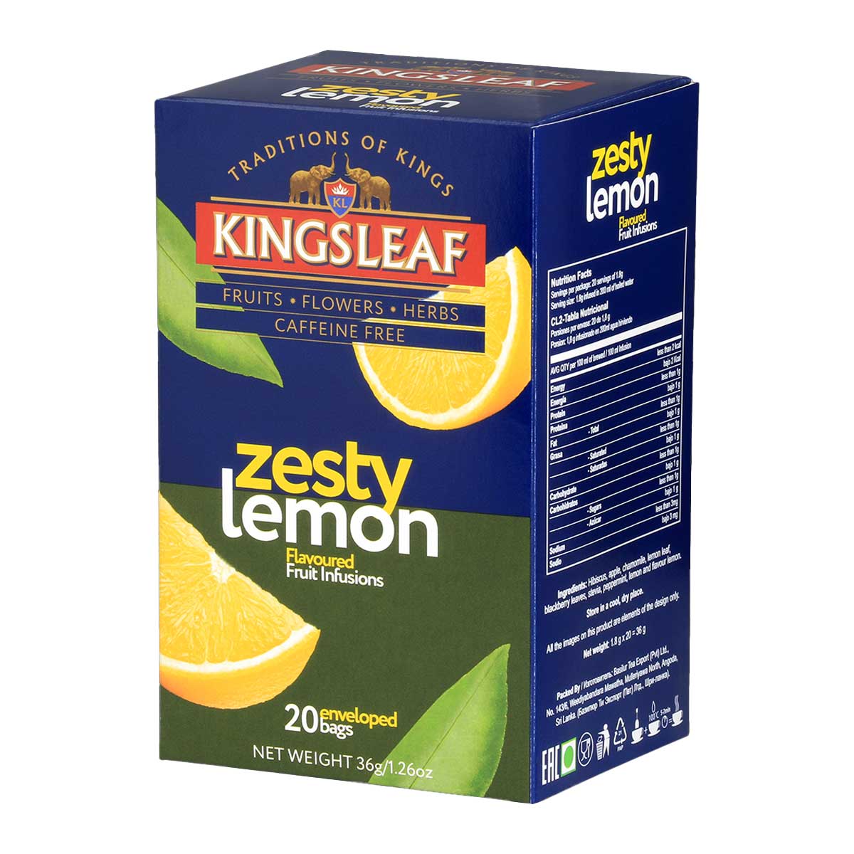 Delta Lemon Tea - Pack Of 20 Sachets