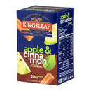 6-Pack Apple & Cinnamon Ceylon Tea, Caffeine Free, 20 Bags by Kingsleaf, 1.3 oz (36 g)