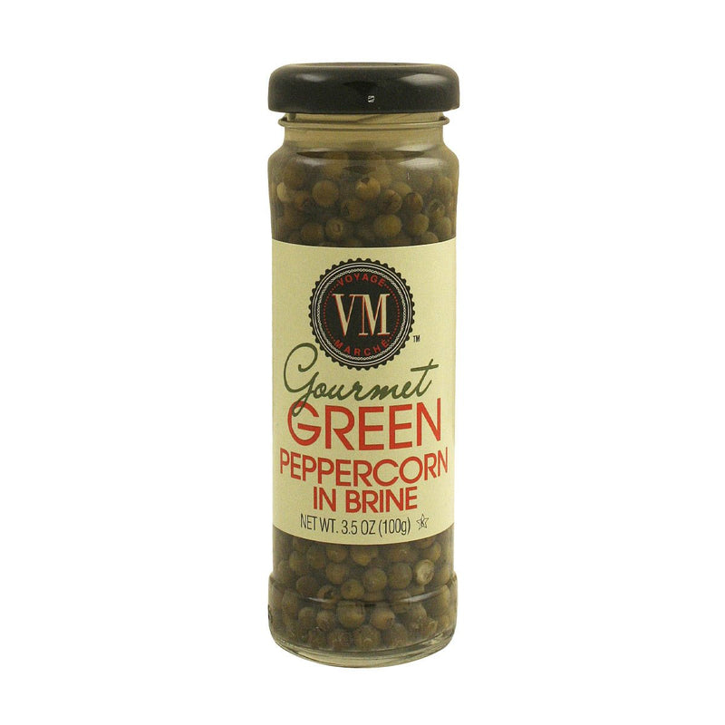 Voyage Marche Green Peppercorns in Brine, 3.5 oz (100 g)