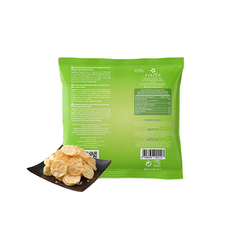 Sour Cream Popped Chips Craccks by Rialto, 1.1 oz (30 g)