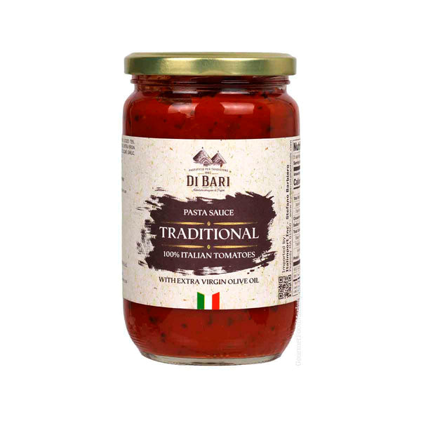 Traditional Pasta Sauce, 100% Italian Tomatoes by Di Bari, 24 oz (680 g)