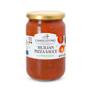 Sicilian Pizza Sauce with Fresh Basil by Campo d’Oro, 12.3 oz (350 g)