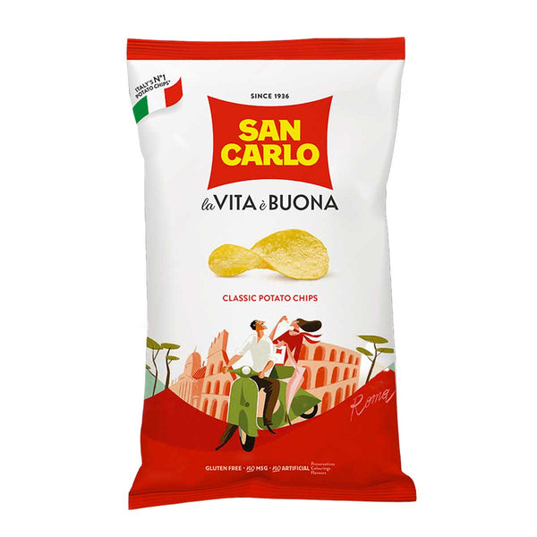 Italian Classic Potato Chips by San Carlo, 6.4 oz (180 g)