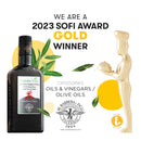 Organic Cold-Extracted Nocellara del Belice EVOO DOP Monte Etna by Natura Viva, 16.9 fl oz (500 ml)