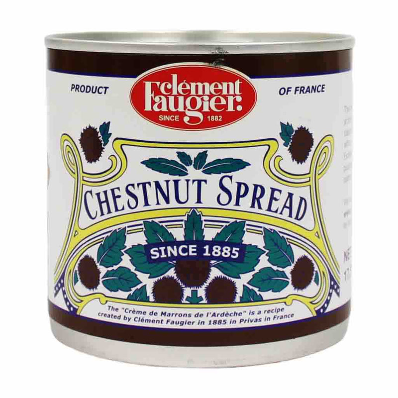 100% French Chestnut Spread with Vanilla, Fat Free, Large by Clement Faugier, 17.6 oz (500g)