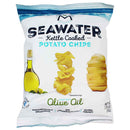 Mediterranea Seawater Seawater Kettle Cooked Potato Chips with Olive Oil 1.7 oz. (49 g)