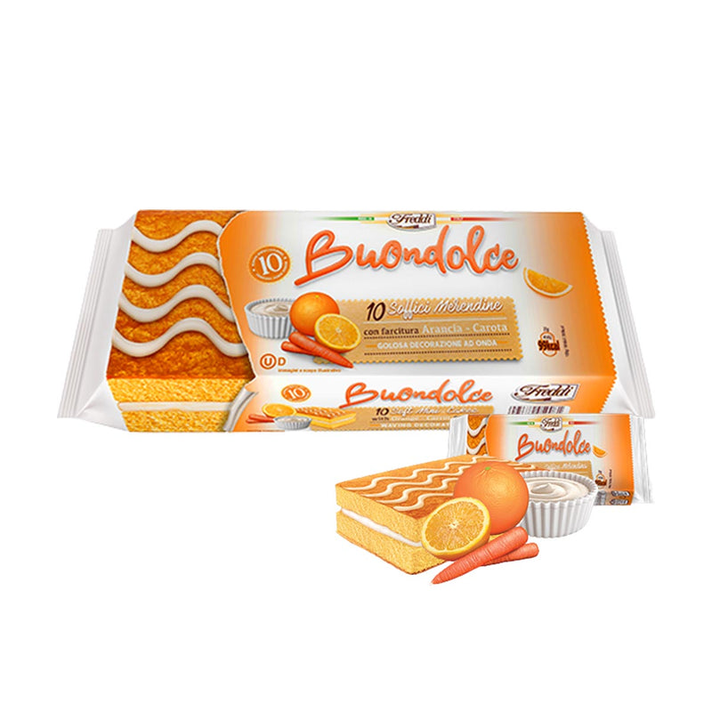Italian Snack Cakes with Orange Carrot Cream by Freddi, 8.8 oz (250 g)