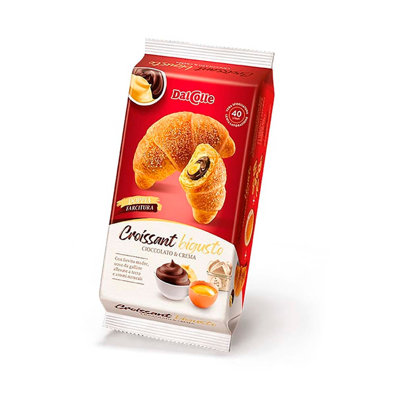 Croissants with Chocolate and Cream Filling by Dal Colle, 8.8 oz (250 g)