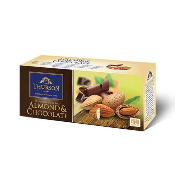 Almond and Chocolate Black Tea, 20 Bags by Thurson, 1.4 oz (40 g)