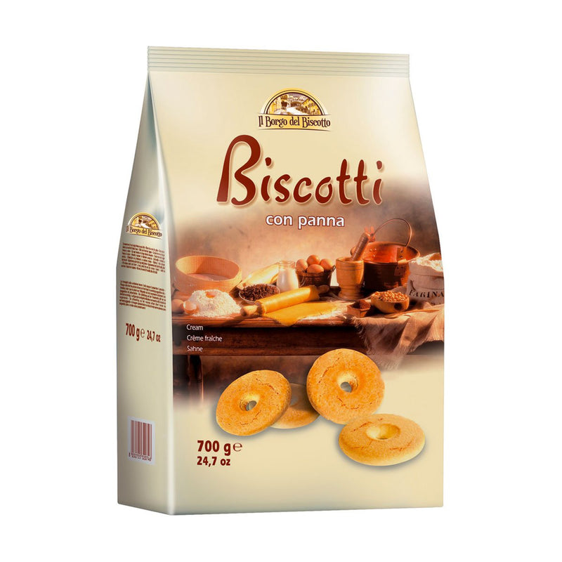 Borgo Del Biscotto Biscuits with Milk Cream, 1.5 lb (700 g)