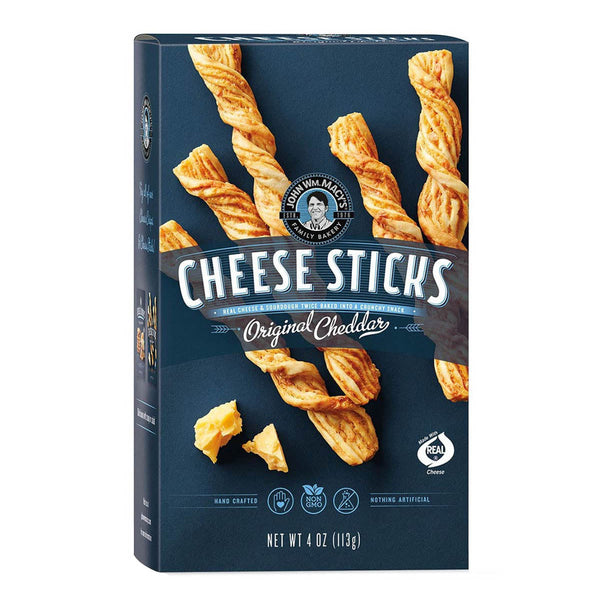 Original Cheddar Cheese Sticks by John Wm. Macy's, 4 oz (113 g)