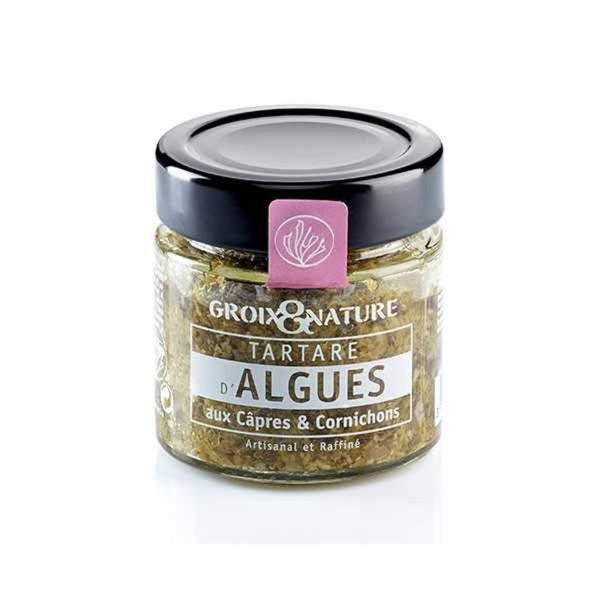 French Seaweed Tartar with Capers and Pickles by Groix & Nature, 3.5 oz (100 g)