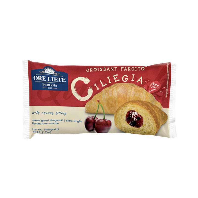 Italian Croissant with Cherry Filling by Ore Liete, 8.5 oz (240 g)
