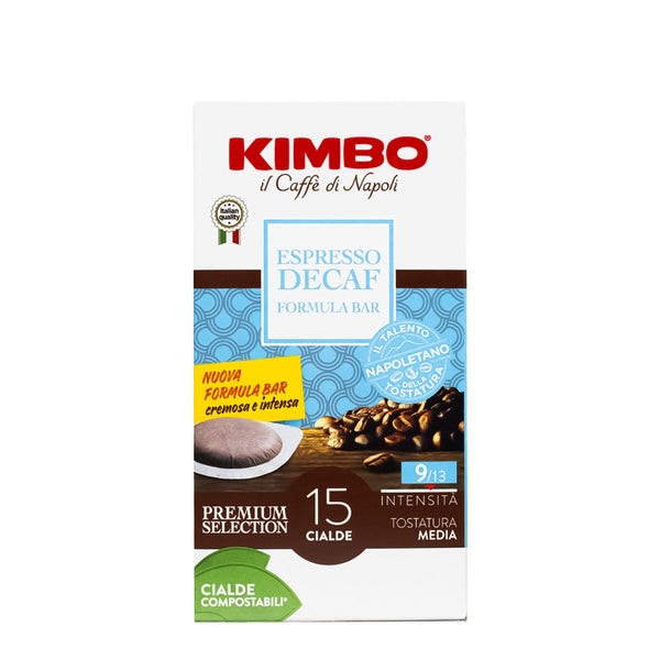 Kimbo Decaffeinated Espresso Coffee Pods, 15 Count, 3.9 oz (110 g)