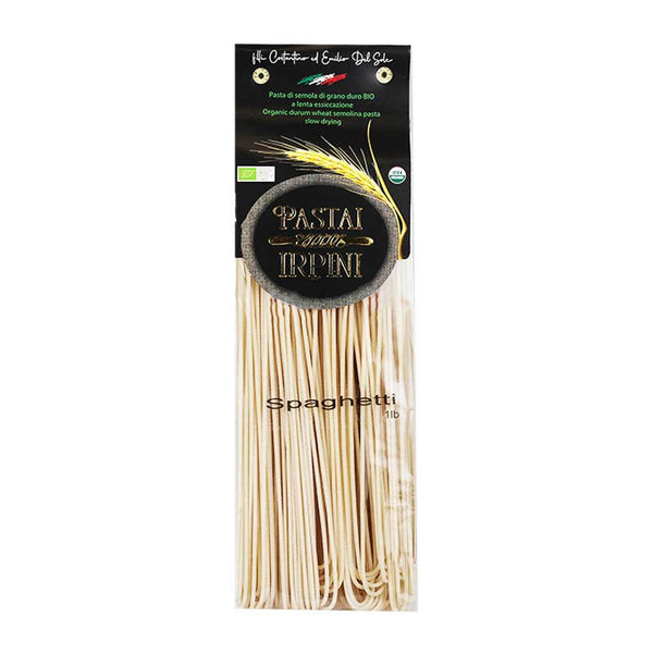 Organic Spaghetti, 100% Italian Durum Wheat Semolina by Pastai Irpini, 1 lb (454 g)