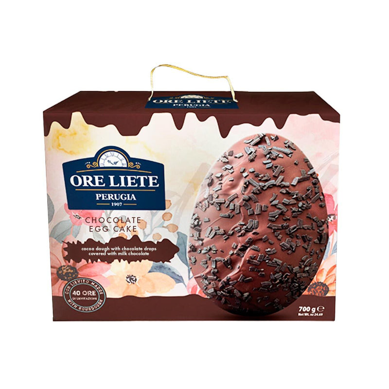 Italian Egg Shaped Easter Cake with Chocolate Drops by Ore Liete, 1.5 lb (700 g)