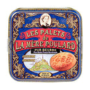 La Mere Poulard French Butter Cookies Palets in Luxury Tin, 1.1 lb (500 g)