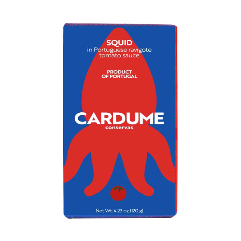Squid in Portuguese Ravigote Tomato Sauce by Cardume, 4.2 oz (120 g)