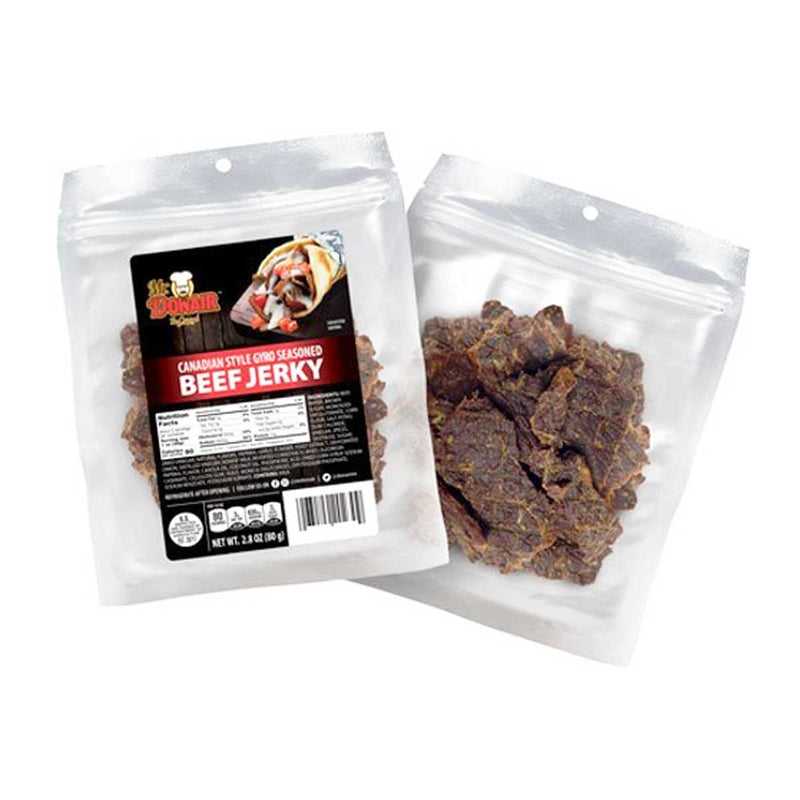 Canadian Style Gyro Beef Jerky, Gluten Free by Mr. Donair, 2.9 oz (80 g)