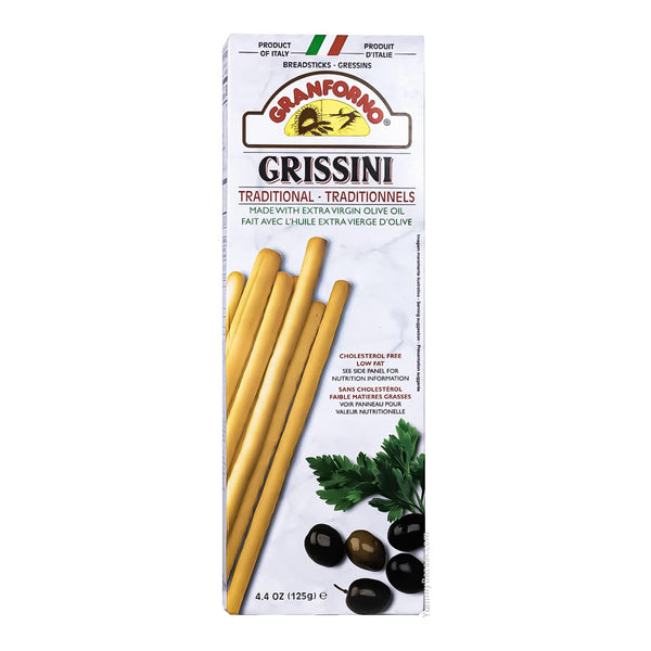 Traditional Grissini Breadsticks by Granforno, 4.4 oz (125 g)