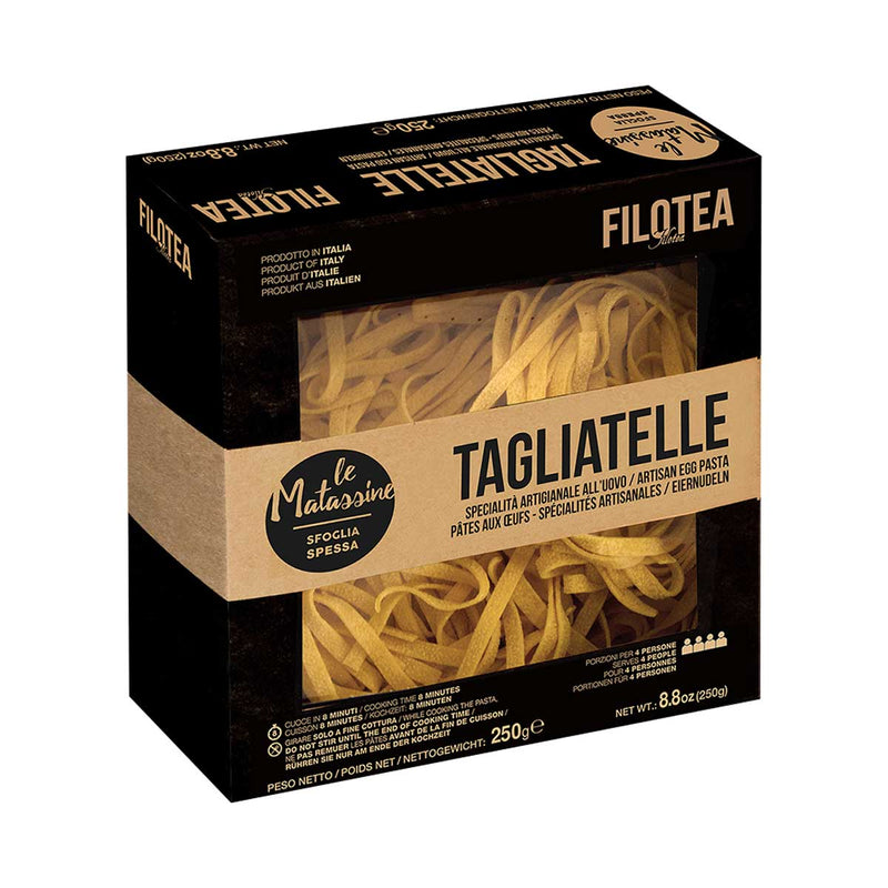 Tagliatelle Nests Artisan Egg Pasta by Filotea, 8.8 oz (250 g)