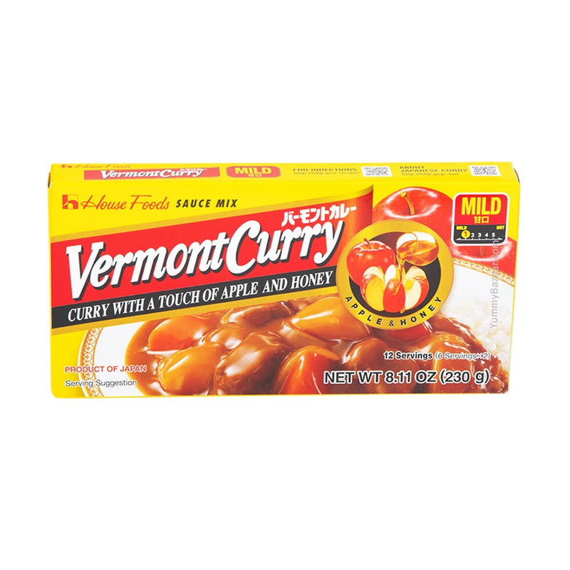 House Foods Vermont Curry Sauce, Mild, 8.1 oz (229.6311 g)