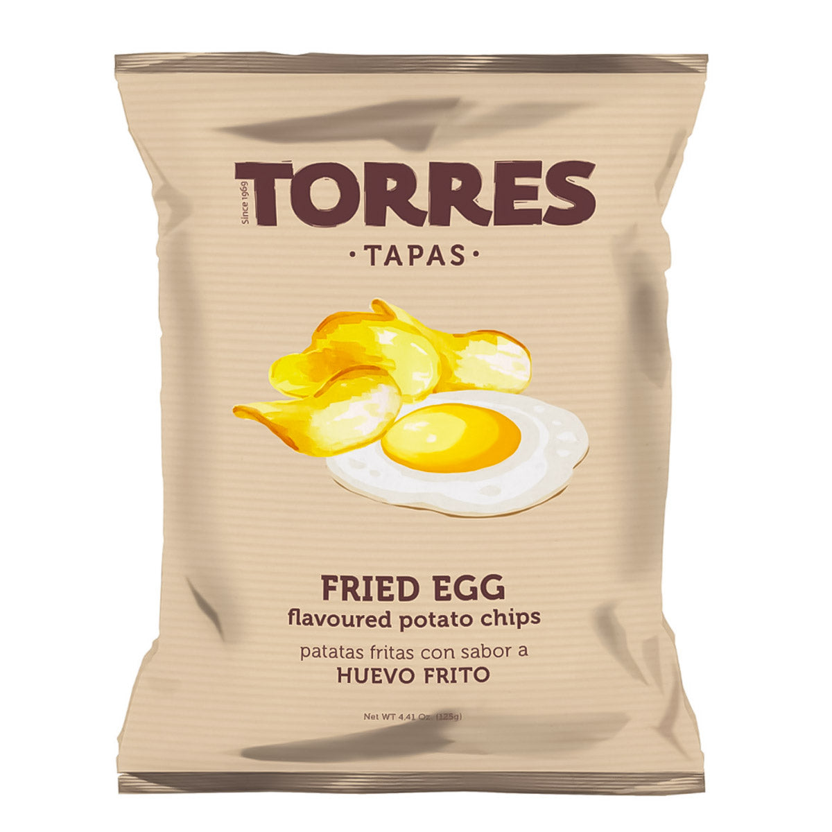 Torres Fried Egg Potato Chips, 4.4 oz