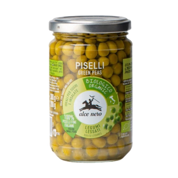 Alce Nero Organic Piselli Green Peas, 10.6 oz (300 g)