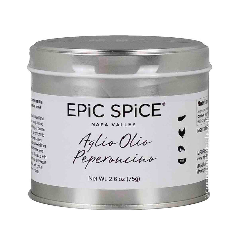 Aglio Olio Peperoncino Seasoning by Epic Spice, 6 x 2.6 oz (75 g)